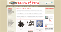 Desktop Screenshot of beadsofperu.com